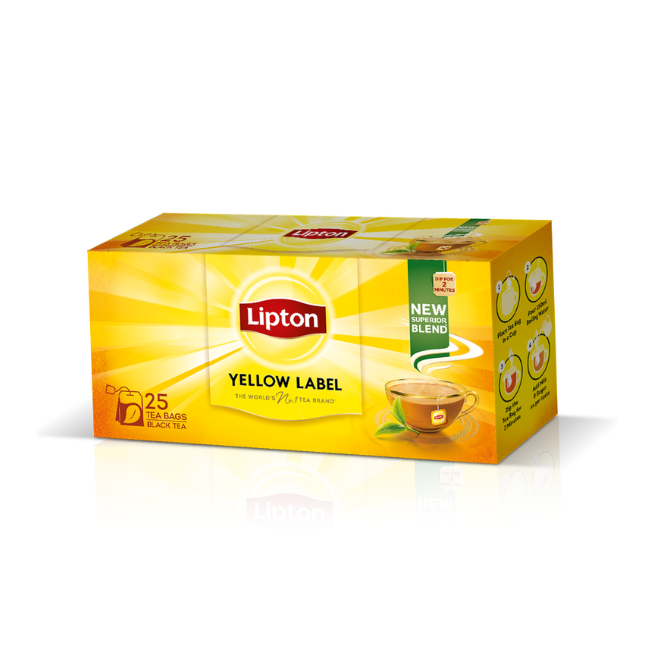 Lipton Yellow Label 25Tea Bags 50gm