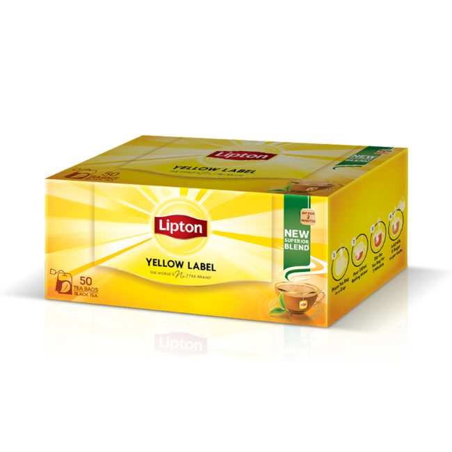 Lipton Yellow Label 50Tea Bags 100gm